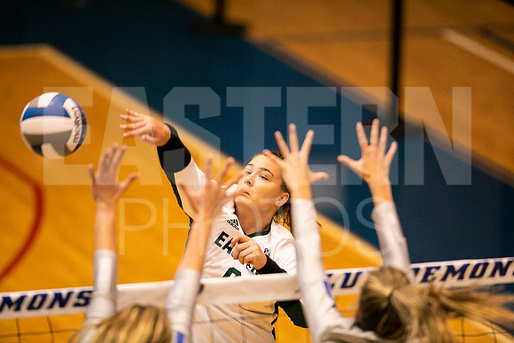 Eastern Michigan University Volleyball compete at the DePaul Invitational vs St Louis University. August 9, 2022