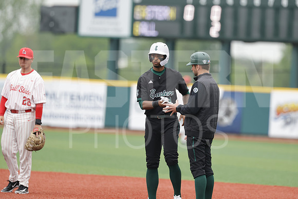 The Eastern Michigan University baseball team compete in the first game of the 2025 MAC Baseball Tournament in Avon, OH on May 21, 2025,  (Photo by:Walt Middleton Photography)