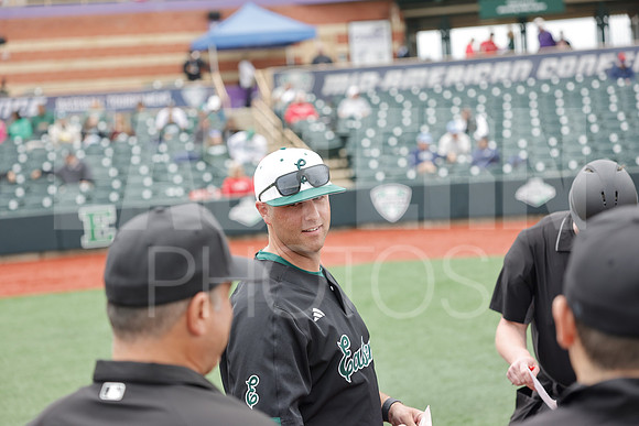 The Eastern Michigan University baseball team compete in the first game of the 2025 MAC Baseball Tournament in Avon, OH on May 21, 2025,  (Photo by:Walt Middleton Photography)