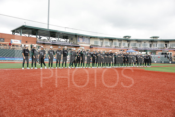 The Eastern Michigan University baseball team compete in the first game of the 2025 MAC Baseball Tournament in Avon, OH on May 21, 2025,  (Photo by:Walt Middleton Photography)