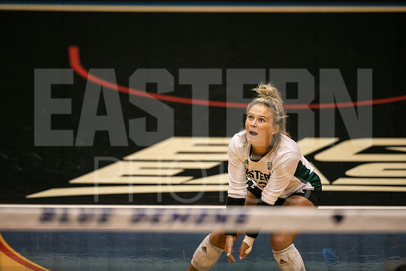 Eastern Michigan University Volleyball compete at the DePaul Invitational vs St Louis University. August 9, 2022