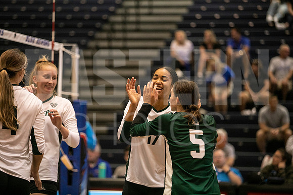 Eastern Michigan University Volleyball compete at the DePaul Invitational vs St Louis University. August 9, 2022