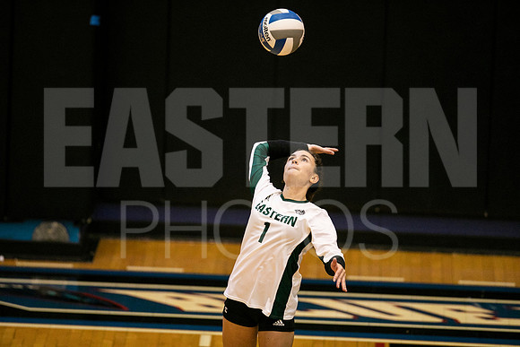 Eastern Michigan University Volleyball compete at the DePaul Invitational vs St Louis University. August 9, 2022