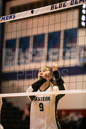 Eastern Michigan University Volleyball compete at the DePaul Invitational vs St Louis University. August 9, 2022