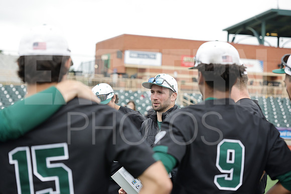 The Eastern Michigan University baseball team compete in the first game of the 2025 MAC Baseball Tournament in Avon, OH on May 21, 2025,  (Photo by:Walt Middleton Photography)