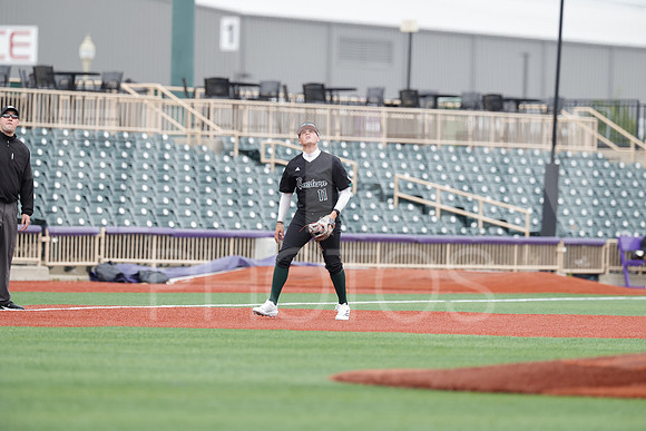 The Eastern Michigan University baseball team compete in the first game of the 2025 MAC Baseball Tournament in Avon, OH on May 21, 2025,  (Photo by:Walt Middleton Photography)