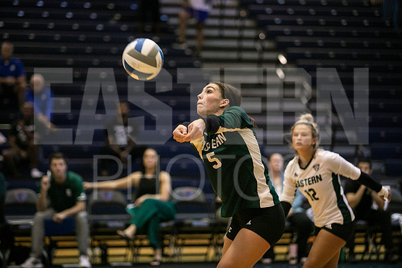 Eastern Michigan University Volleyball compete at the DePaul Invitational vs St Louis University. August 9, 2022