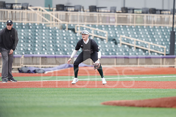 The Eastern Michigan University baseball team compete in the first game of the 2025 MAC Baseball Tournament in Avon, OH on May 21, 2025,  (Photo by:Walt Middleton Photography)