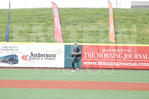 The Eastern Michigan University baseball team compete in the first game of the 2025 MAC Baseball Tournament in Avon, OH on May 21, 2025,  (Photo by:Walt Middleton Photography)