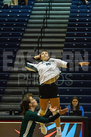 Eastern Michigan University Volleyball compete at the DePaul Invitational vs St Louis University. August 9, 2022