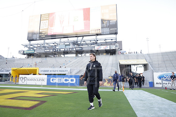 Eastern Michigan University football defeat Arizona State University 30-21 at Sun Devil Stadium, Tempe Arizona. September 17, 2022. (Photo by: Walt Middleton)