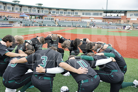 The Eastern Michigan University baseball team compete in the first game of the 2025 MAC Baseball Tournament in Avon, OH on May 21, 2025,  (Photo by:Walt Middleton Photography)