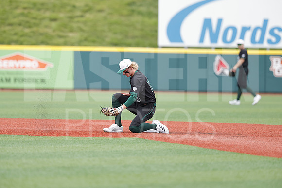 The Eastern Michigan University baseball team compete in the first game of the 2025 MAC Baseball Tournament in Avon, OH on May 21, 2025,  (Photo by:Walt Middleton Photography)