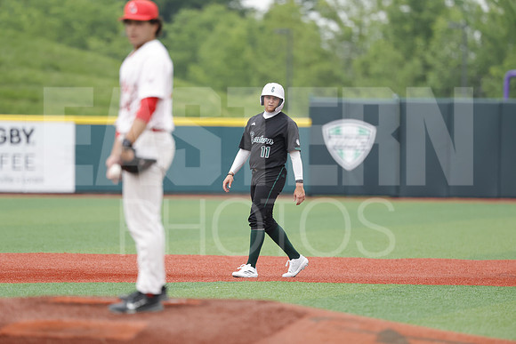 The Eastern Michigan University baseball team compete in the first game of the 2025 MAC Baseball Tournament in Avon, OH on May 21, 2025,  (Photo by:Walt Middleton Photography)
