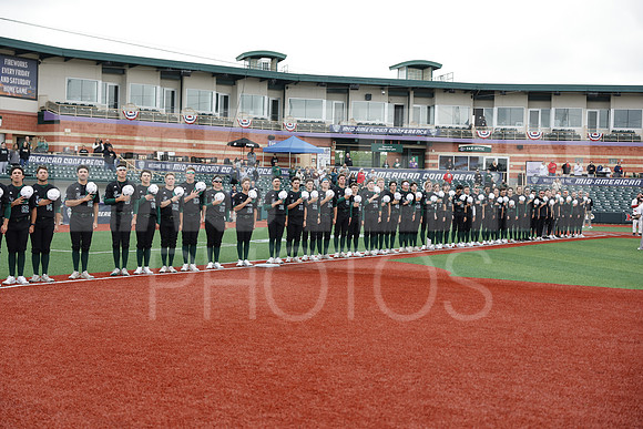 The Eastern Michigan University baseball team compete in the first game of the 2025 MAC Baseball Tournament in Avon, OH on May 21, 2025,  (Photo by:Walt Middleton Photography)