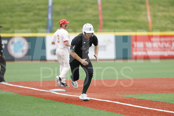 The Eastern Michigan University baseball team compete in the first game of the 2025 MAC Baseball Tournament in Avon, OH on May 21, 2025,  (Photo by:Walt Middleton Photography)
