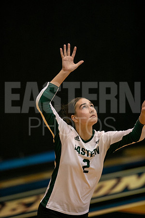 Eastern Michigan University Volleyball compete at the DePaul Invitational vs St Louis University. August 9, 2022