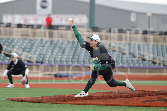 The Eastern Michigan University baseball team compete in the first game of the 2025 MAC Baseball Tournament in Avon, OH on May 21, 2025,  (Photo by:Walt Middleton Photography)