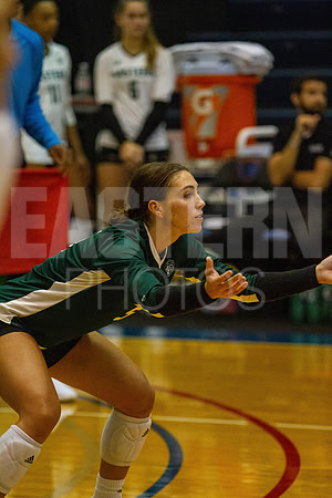 Eastern Michigan University Volleyball compete at the DePaul Invitational vs St Louis University. August 9, 2022