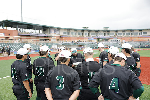 The Eastern Michigan University baseball team compete in the first game of the 2025 MAC Baseball Tournament in Avon, OH on May 21, 2025,  (Photo by:Walt Middleton Photography)