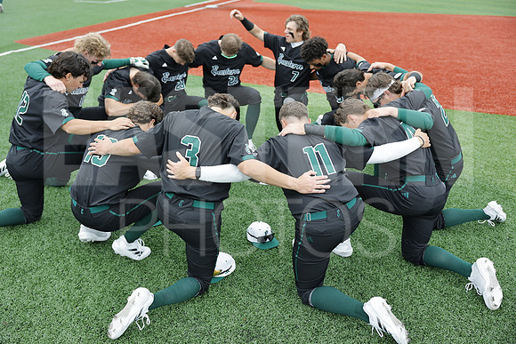 The Eastern Michigan University baseball team compete in the first game of the 2025 MAC Baseball Tournament in Avon, OH on May 21, 2025,  (Photo by:Walt Middleton Photography)