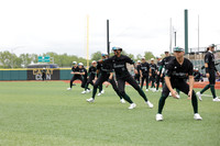 The Eastern Michigan University baseball team compete in the first game of the 2025 MAC Baseball Tournament in Avon, OH on May 21, 2025,  (Photo by:Walt Middleton Photography)