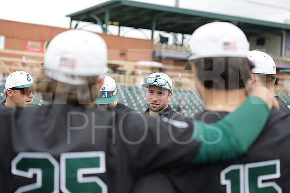 The Eastern Michigan University baseball team compete in the first game of the 2025 MAC Baseball Tournament in Avon, OH on May 21, 2025,  (Photo by:Walt Middleton Photography)