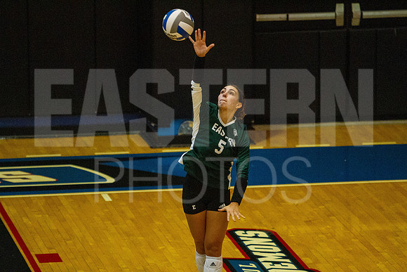 Eastern Michigan University Volleyball compete at the DePaul Invitational vs St Louis University. August 9, 2022