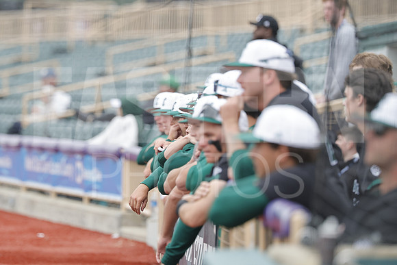 The Eastern Michigan University baseball team compete in the first game of the 2025 MAC Baseball Tournament in Avon, OH on May 21, 2025,  (Photo by:Walt Middleton Photography)