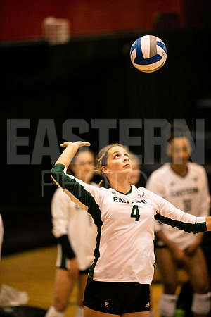 Eastern Michigan University Volleyball compete at the DePaul Invitational vs St Louis University. August 9, 2022
