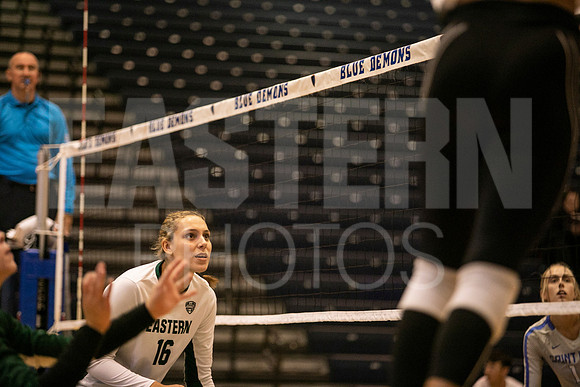 Eastern Michigan University Volleyball compete at the DePaul Invitational vs St Louis University. August 9, 2022