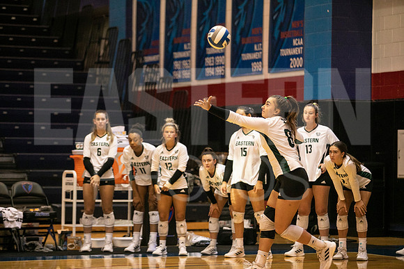 Eastern Michigan University Volleyball compete at the DePaul Invitational vs St Louis University. August 9, 2022