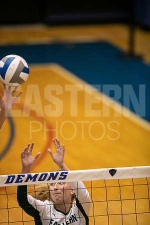 Eastern Michigan University Volleyball compete at the DePaul Invitational vs St Louis University. August 9, 2022