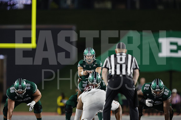 The Eastern Michigan football team defeats eastern Kentucky 42-34 in their home opener. Ypisilanti, 2022. (Photoby; Walt Middleton)