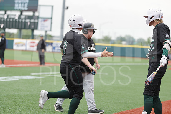 The Eastern Michigan University baseball team compete in the first game of the 2025 MAC Baseball Tournament in Avon, OH on May 21, 2025,  (Photo by:Walt Middleton Photography)