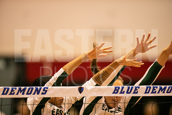 Eastern Michigan University Volleyball compete at the DePaul Invitational vs St Louis University. August 9, 2022