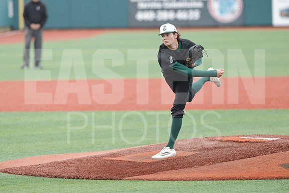 The Eastern Michigan University baseball team compete in the first game of the 2025 MAC Baseball Tournament in Avon, OH on May 21, 2025,  (Photo by:Walt Middleton Photography)