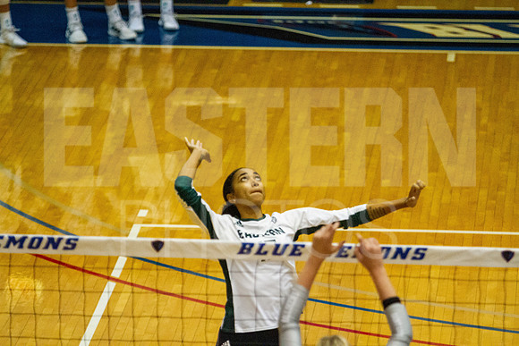 Eastern Michigan University Volleyball compete at the DePaul Invitational vs St Louis University. August 9, 2022