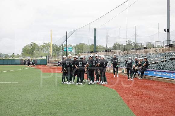 The Eastern Michigan University baseball team compete in the first game of the 2025 MAC Baseball Tournament in Avon, OH on May 21, 2025,  (Photo by:Walt Middleton Photography)
