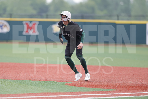 The Eastern Michigan University baseball team compete in the first game of the 2025 MAC Baseball Tournament in Avon, OH on May 21, 2025,  (Photo by:Walt Middleton Photography)