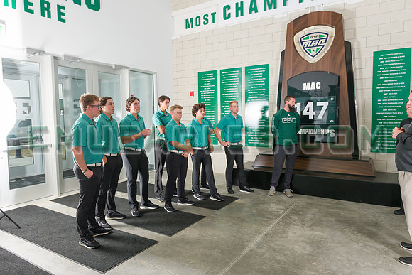 2019 EMU Men's Golf Championship Ring Ceremony