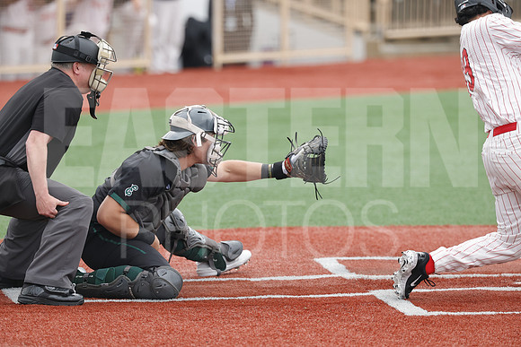 The Eastern Michigan University baseball team compete in the first game of the 2025 MAC Baseball Tournament in Avon, OH on May 21, 2025,  (Photo by:Walt Middleton Photography)