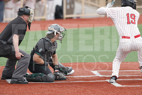 The Eastern Michigan University baseball team compete in the first game of the 2025 MAC Baseball Tournament in Avon, OH on May 21, 2025,  (Photo by:Walt Middleton Photography)
