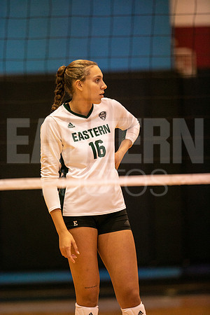 Eastern Michigan University Volleyball compete at the DePaul Invitational vs St Louis University. August 9, 2022