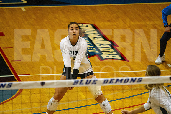 Eastern Michigan University Volleyball compete at the DePaul Invitational vs St Louis University. August 9, 2022