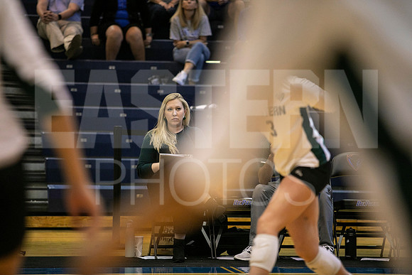 Eastern Michigan University Volleyball compete at the DePaul Invitational vs St Louis University. August 9, 2022