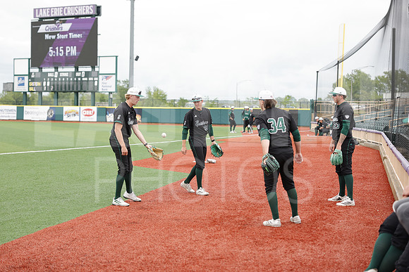 The Eastern Michigan University baseball team compete in the first game of the 2025 MAC Baseball Tournament in Avon, OH on May 21, 2025,  (Photo by:Walt Middleton Photography)