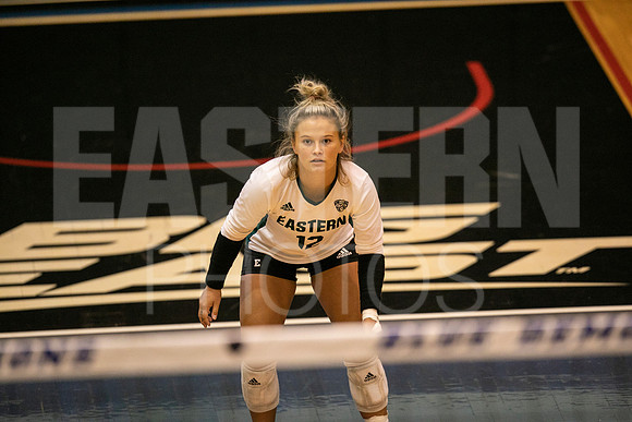 Eastern Michigan University Volleyball compete at the DePaul Invitational vs St Louis University. August 9, 2022