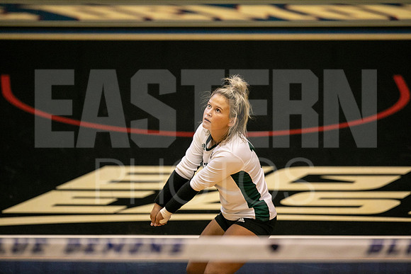 Eastern Michigan University Volleyball compete at the DePaul Invitational vs St Louis University. August 9, 2022