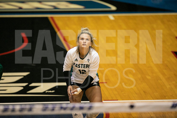 Eastern Michigan University Volleyball compete at the DePaul Invitational vs St Louis University. August 9, 2022